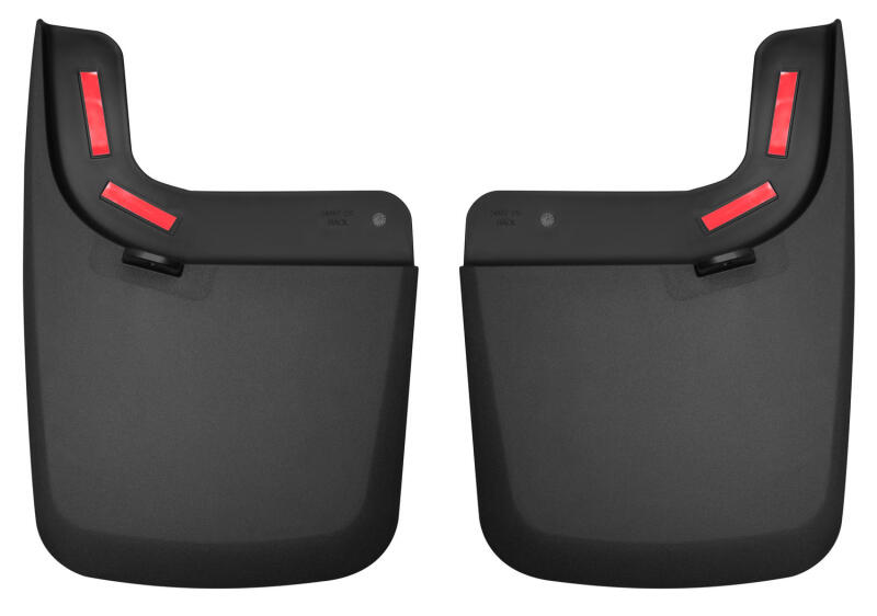 Ford F-250 Super Duty Mud Guards - Rear - Husky Liners - FormFit Design with Husky Shield - Black - `17-`27